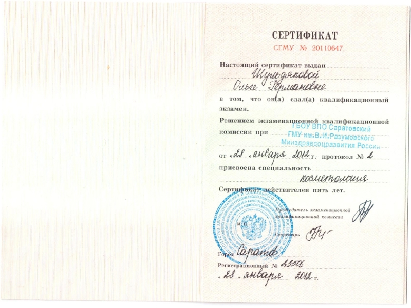 Шульдякова Ольга Германовна